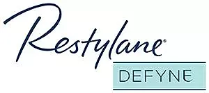 Restylane Defyne logo design.